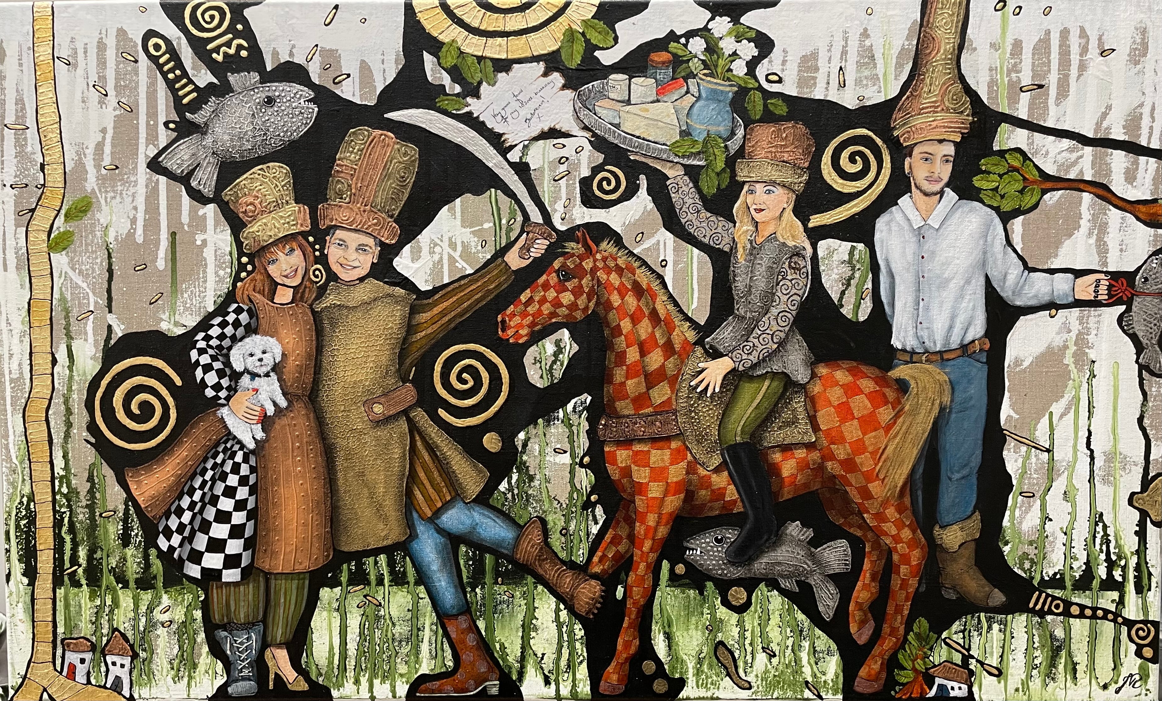 She brings beauty, he brings taste – together they build something strong enough to carry us all