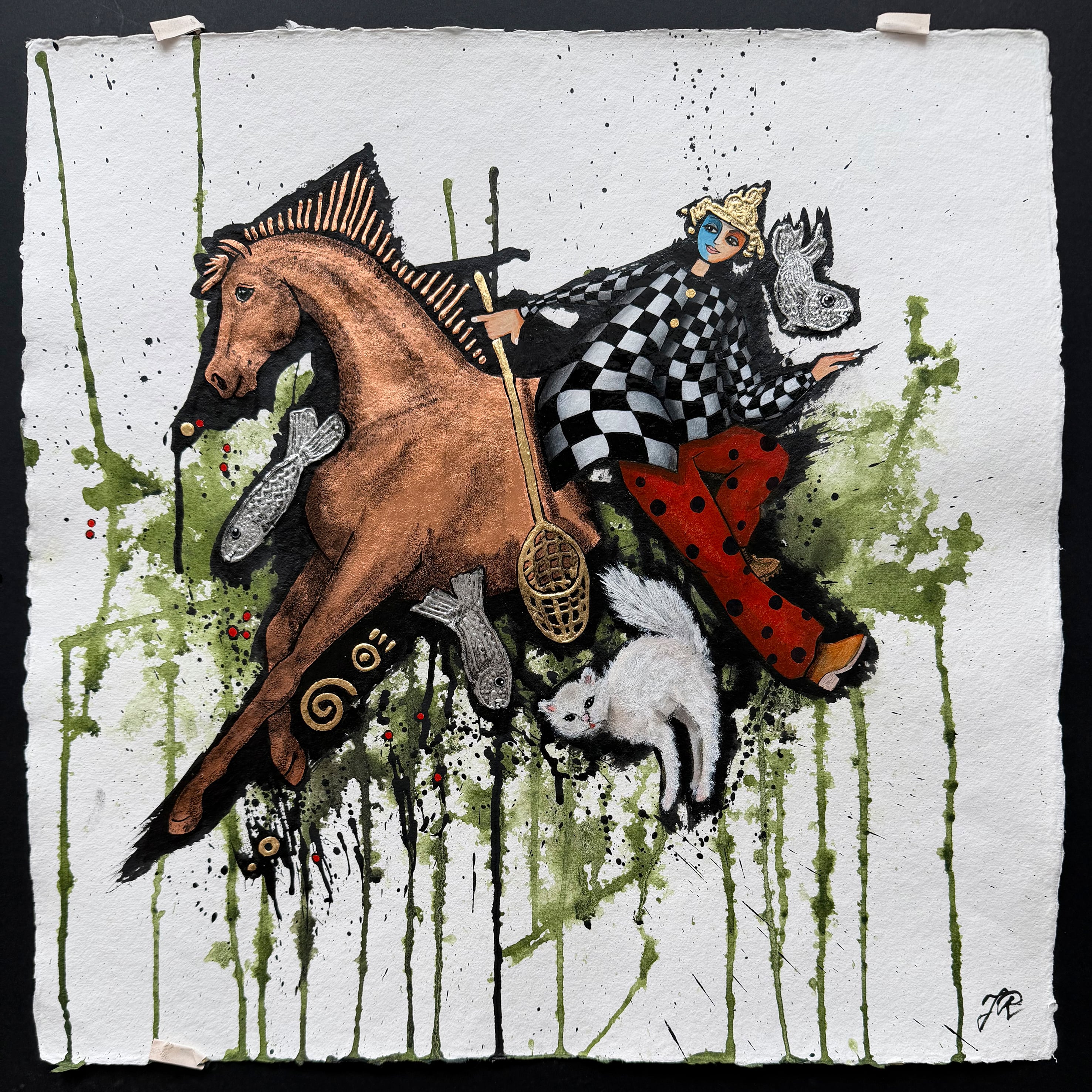 Holger, hvad mener du? Hun er virkelig en torsk til at fange fisk