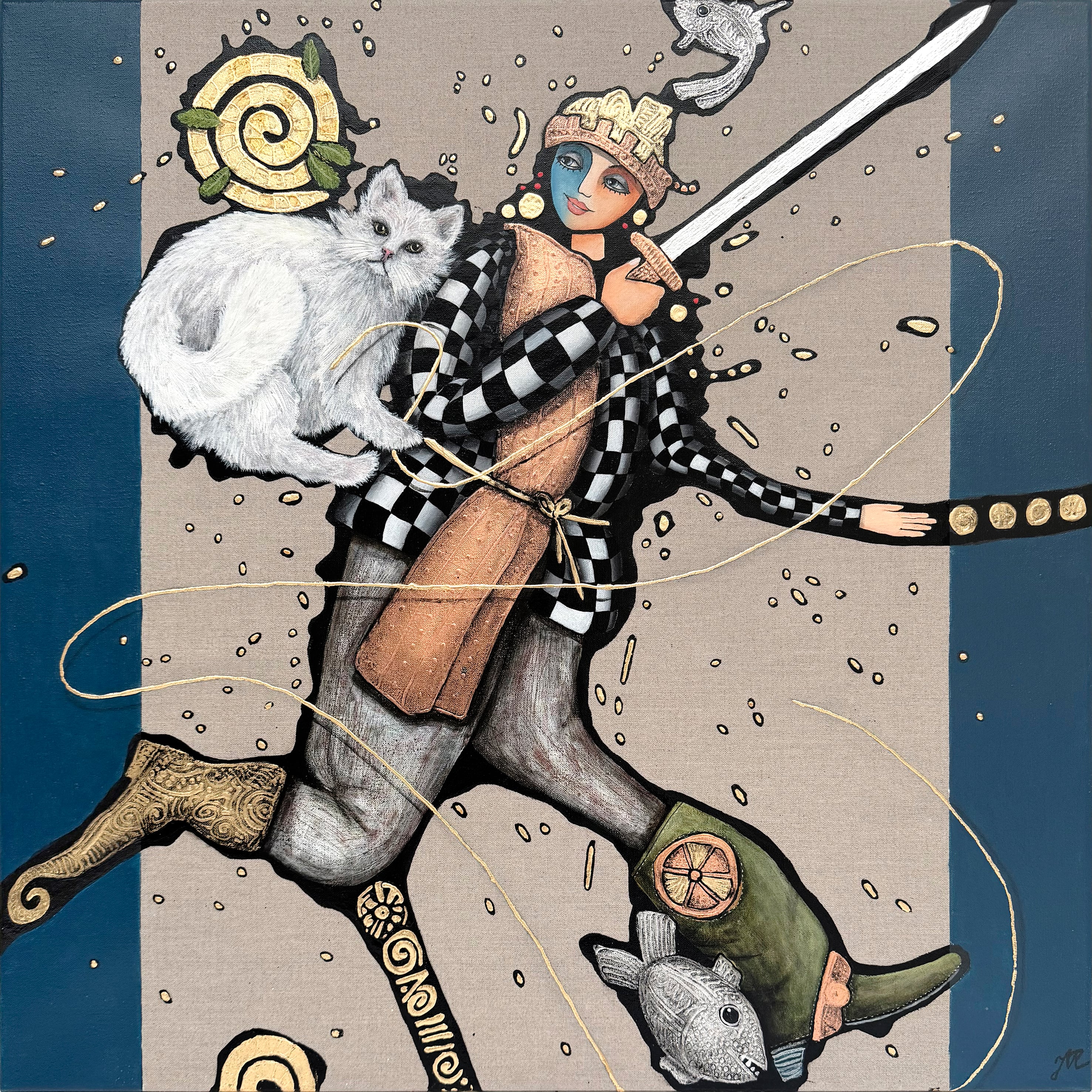 Hallo… den guldtråd er min