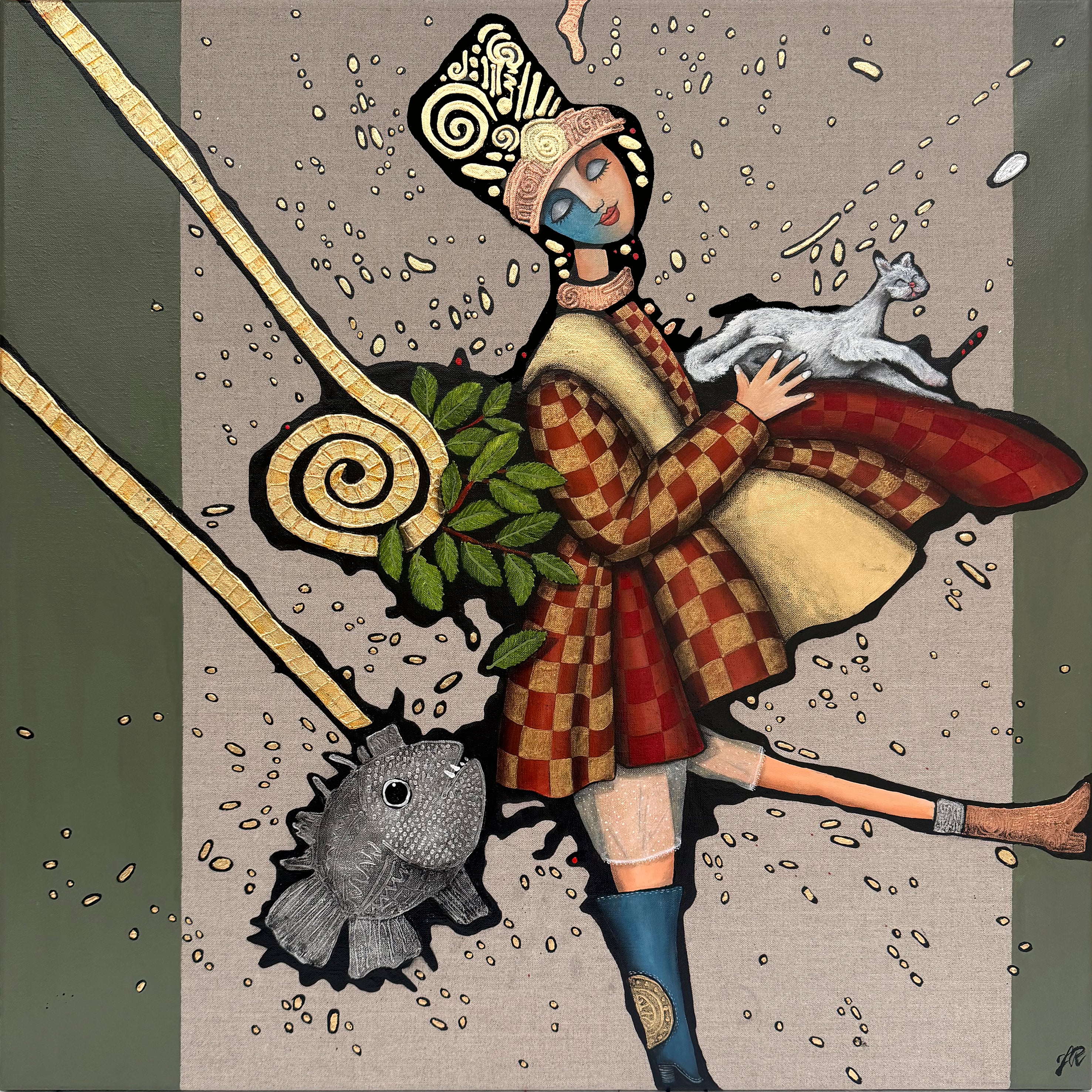 Lad som ingenting - kig ikke - han kiggede vist på mig